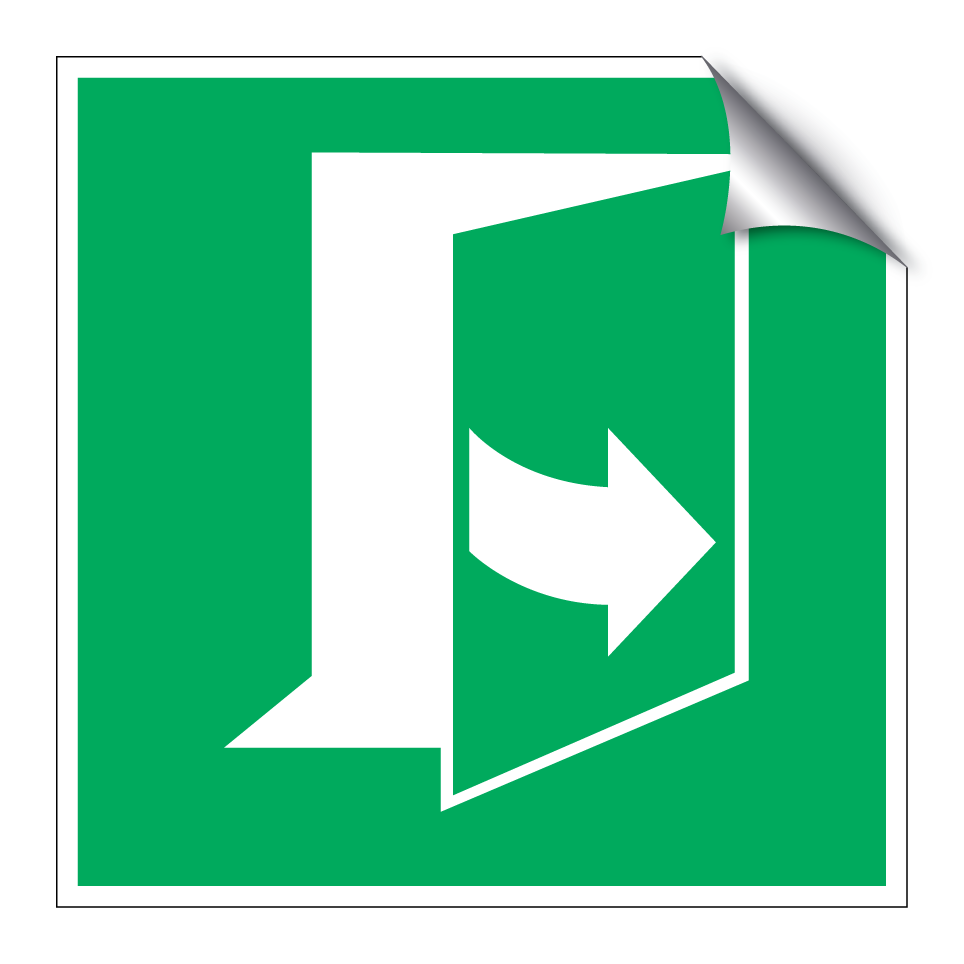 E057 Door opens by pulling on the left-hand side