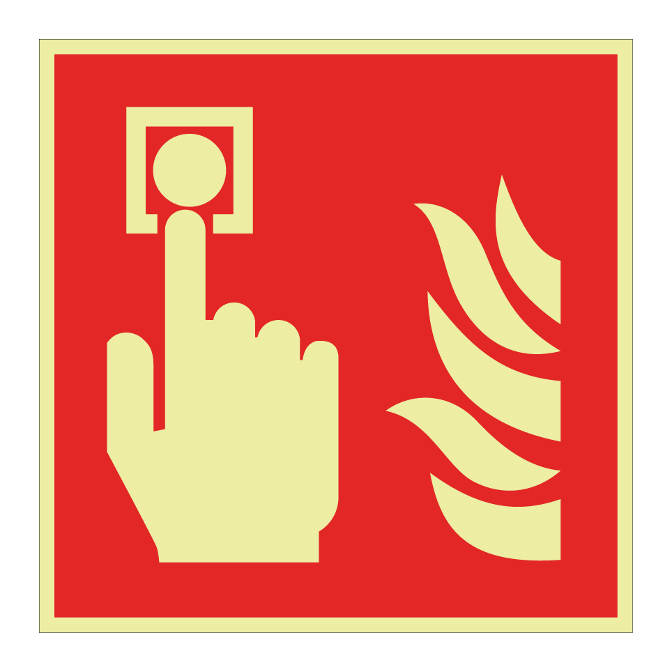F005 Fire alarm call point