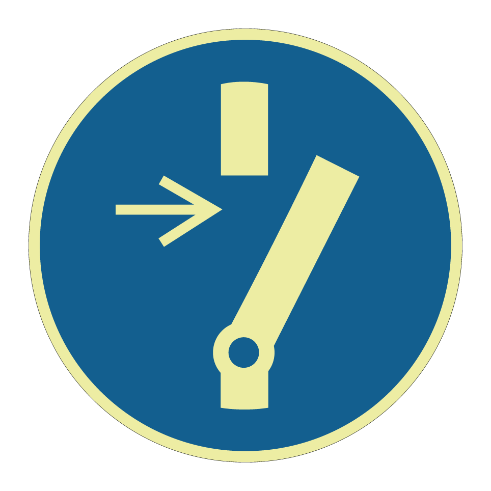 M021 Disconnect before carrying out maintenance or repair