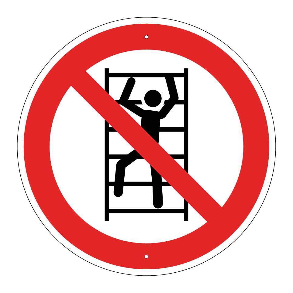 P009 No climbing