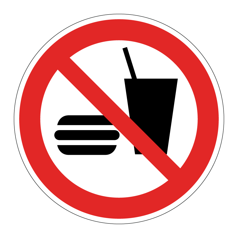 P022 No eating or drinking