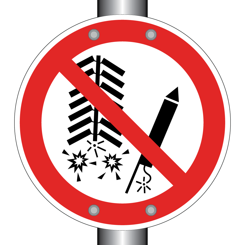 P040 Do not set off fireworks