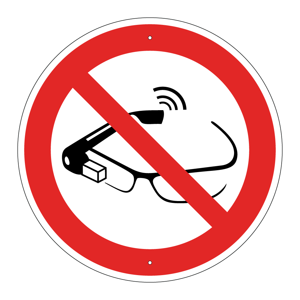 P044 Use of smart glasses prohibited