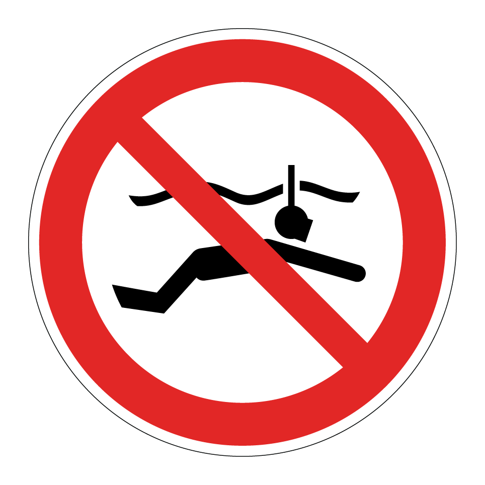 P050 No snorkelling
