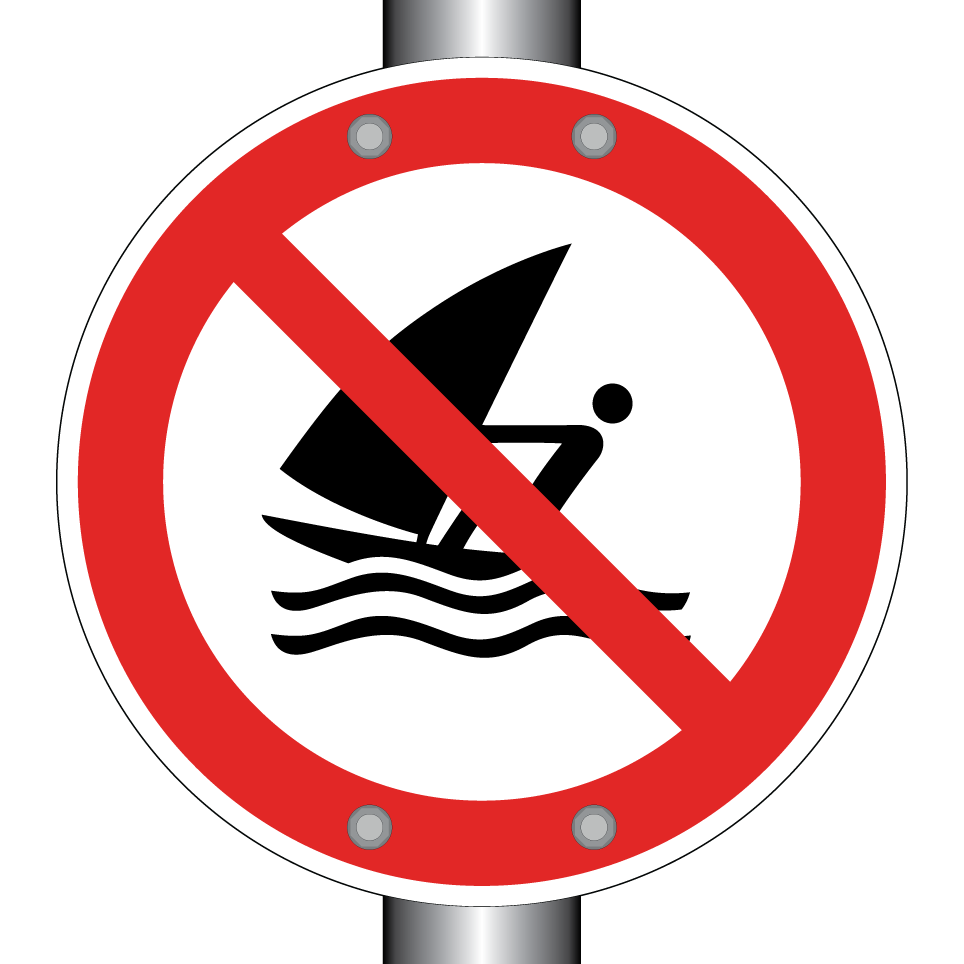 P054 No windsurfing