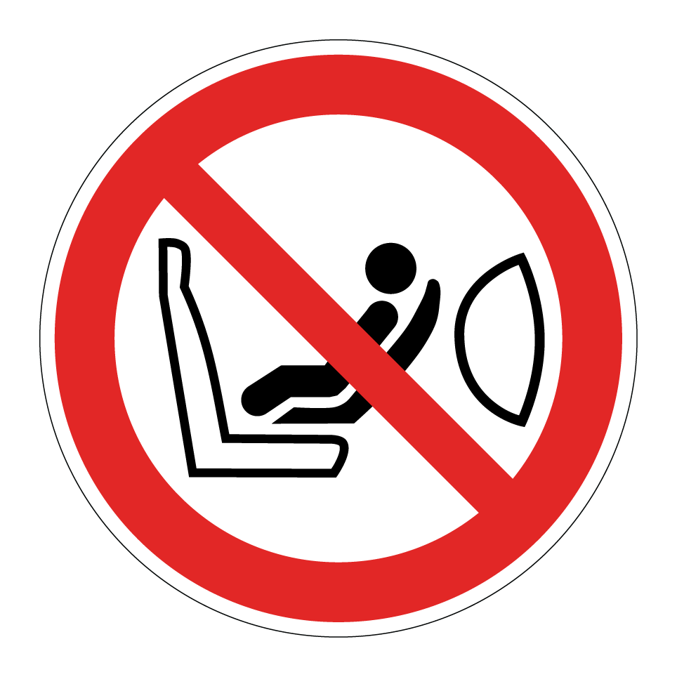 P074 Child seat installation prohibited