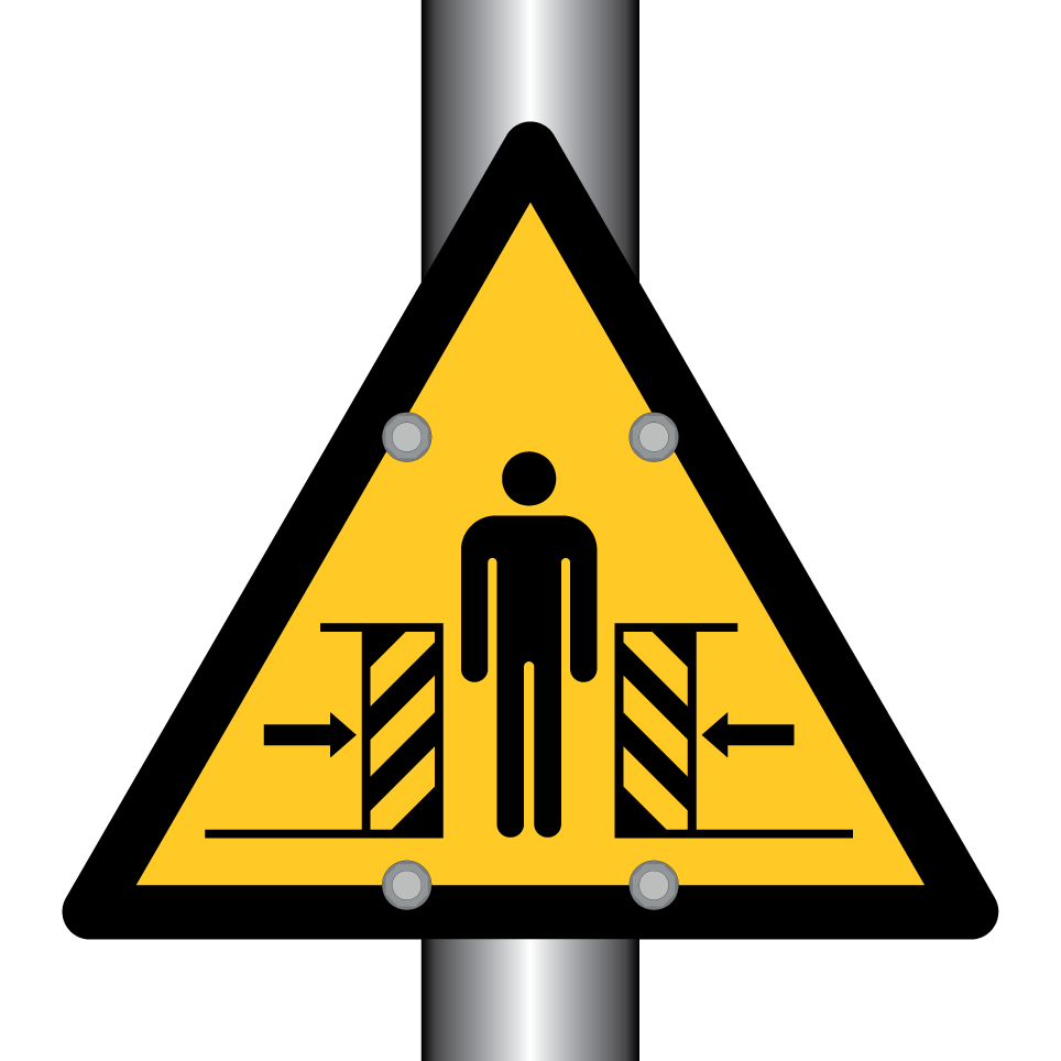 W019 Warning Crushing