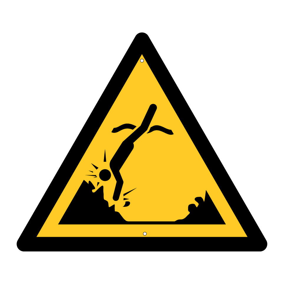 W049 Warning Submerged objects