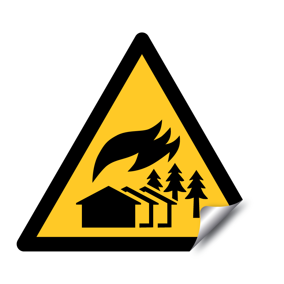 W073 Warning Large-scale fire zone