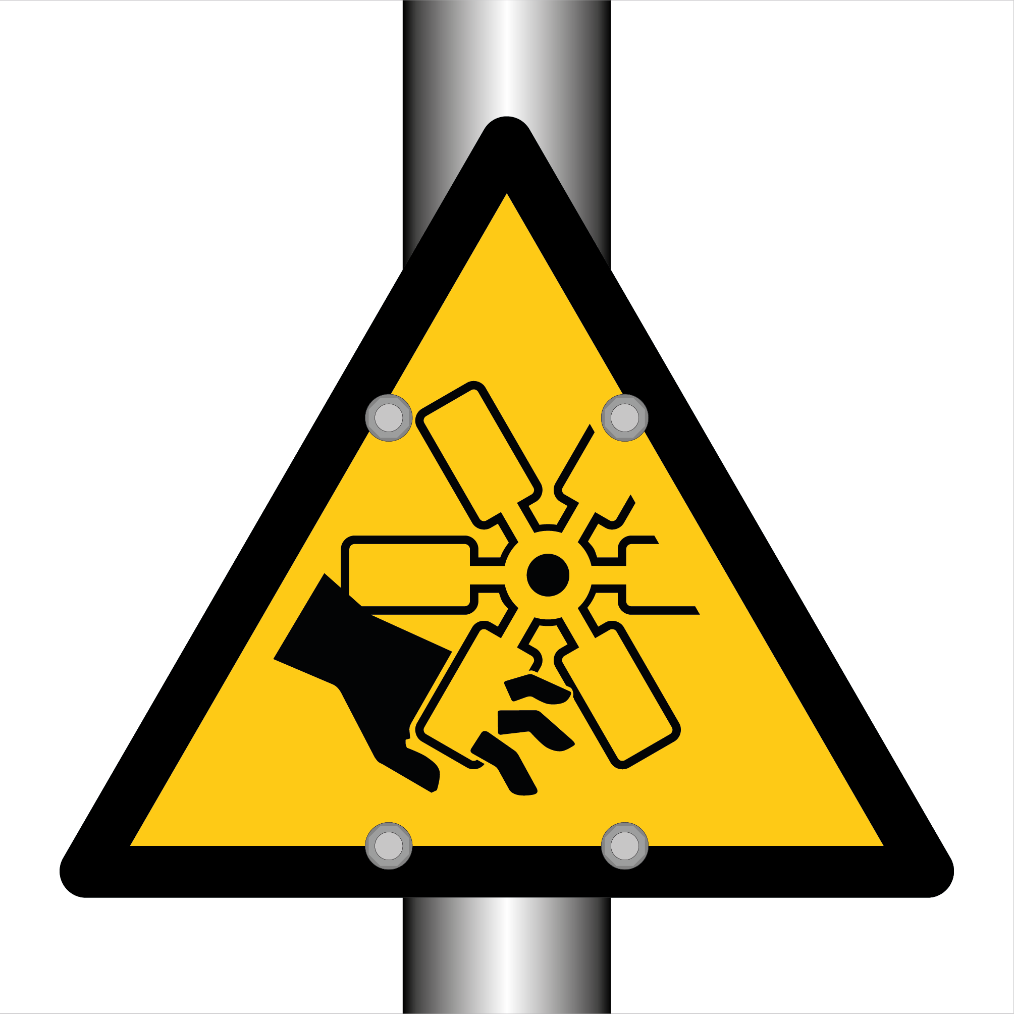 W088 Warning Moving blades
