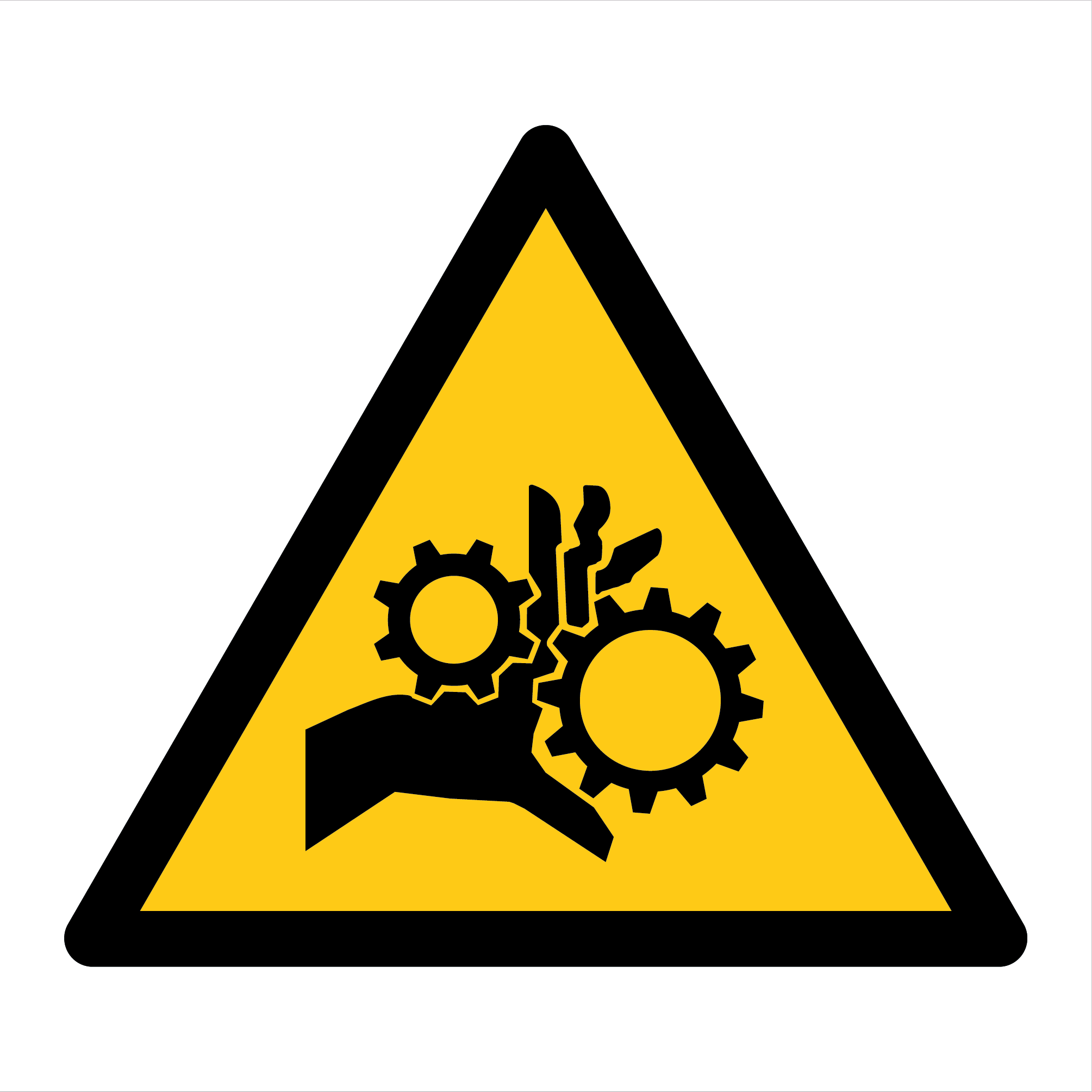 W089 Warning Moving gears