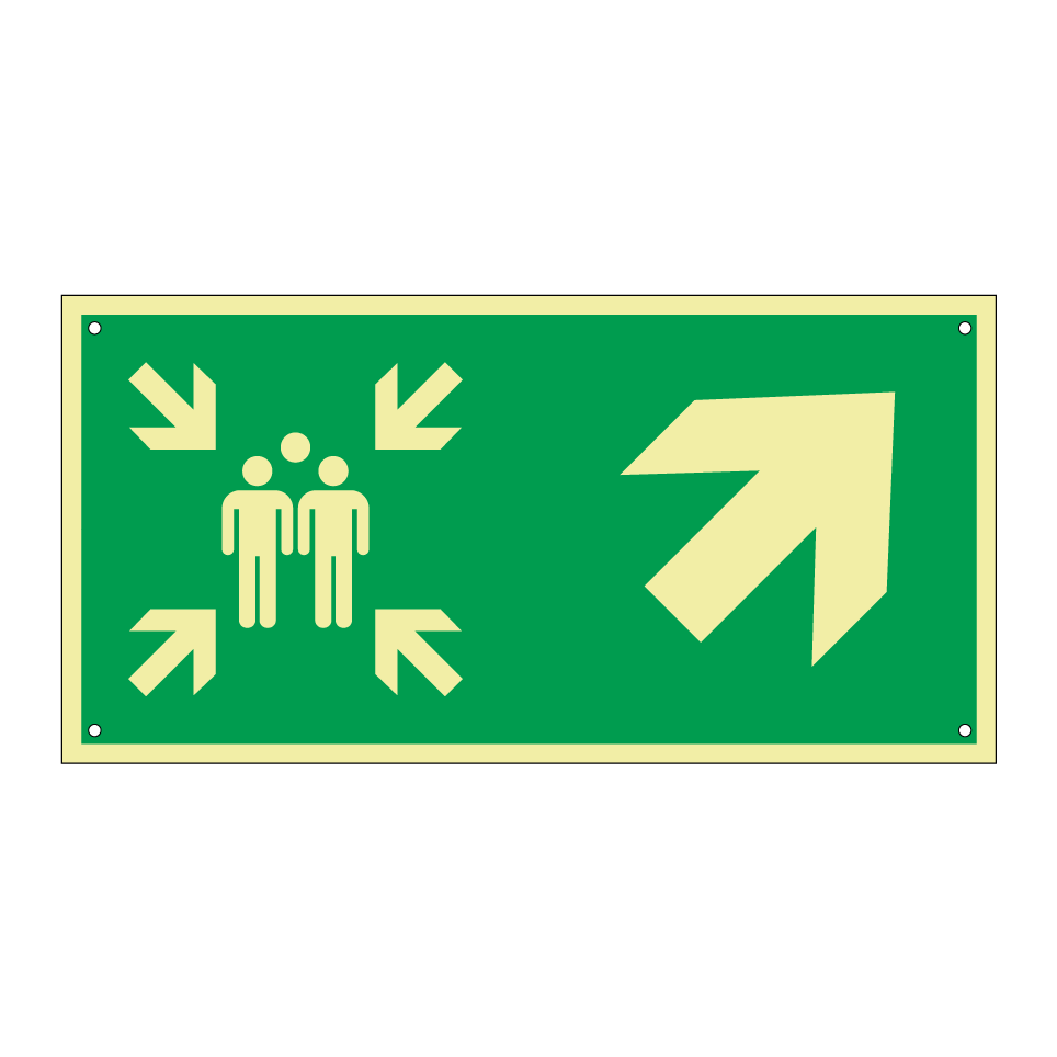 Assembly point up right