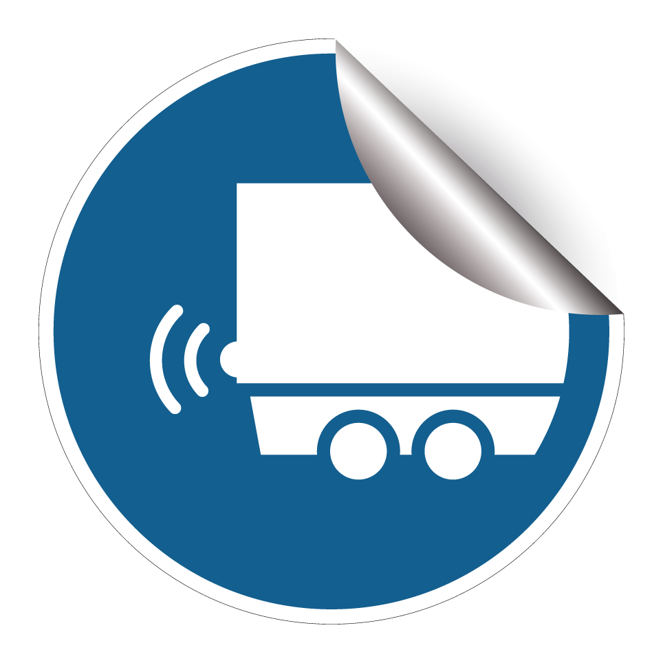 Vehicle with reversing alarm