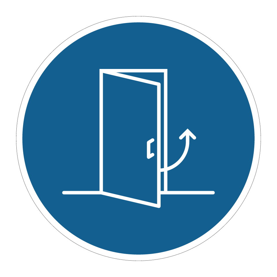 Keep door closed