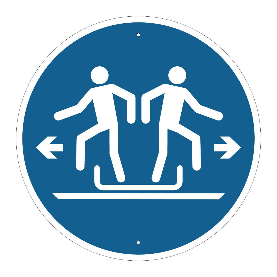 Exit left or right