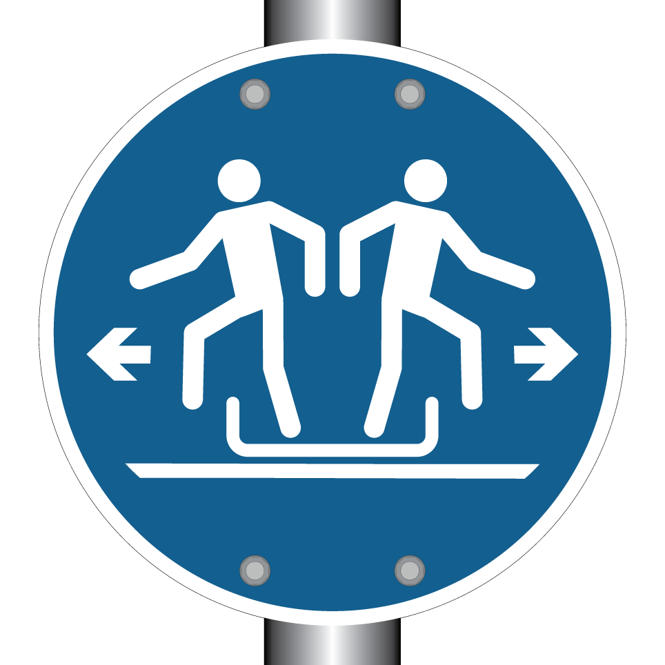 Exit left or right