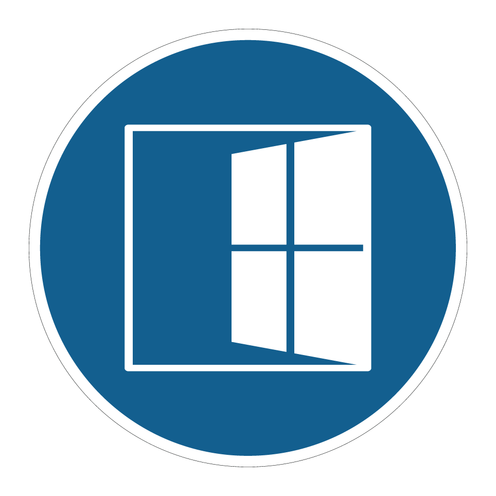 Window must be opened