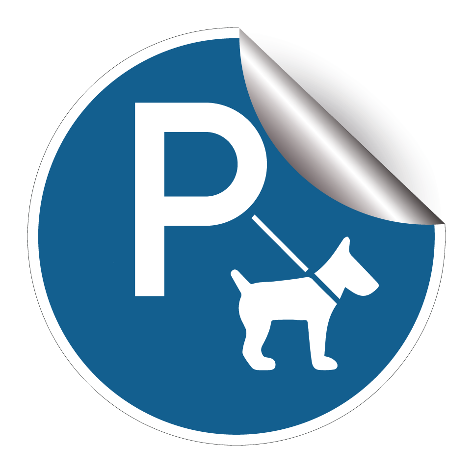 Dog parking area