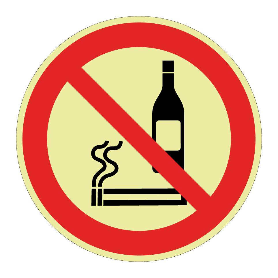 No smoking or alcohol