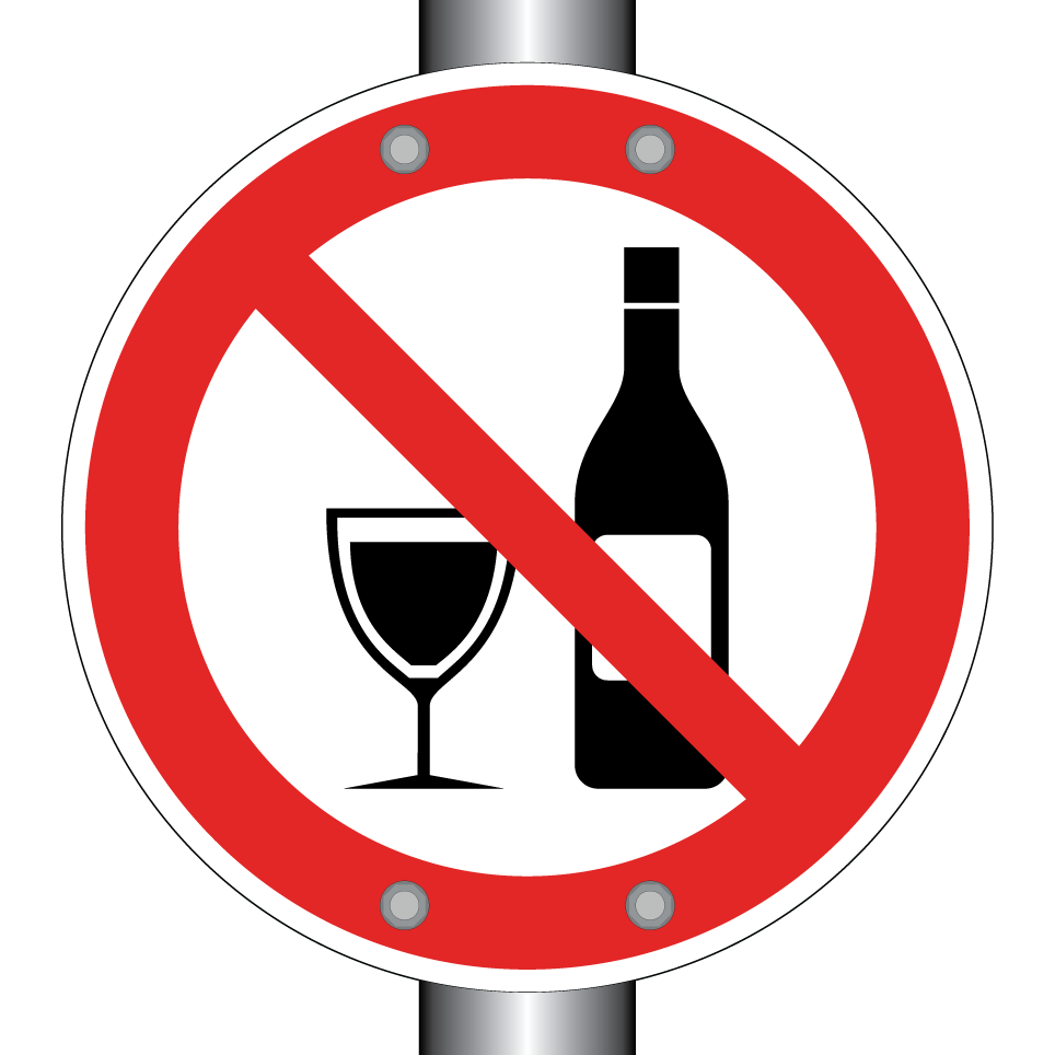 No alcohol