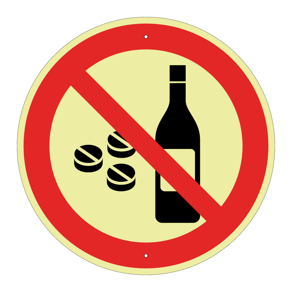 No drugs or alcohol