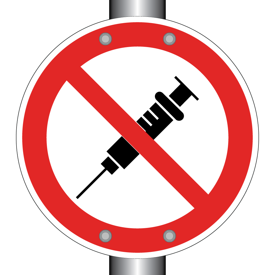 No syringes