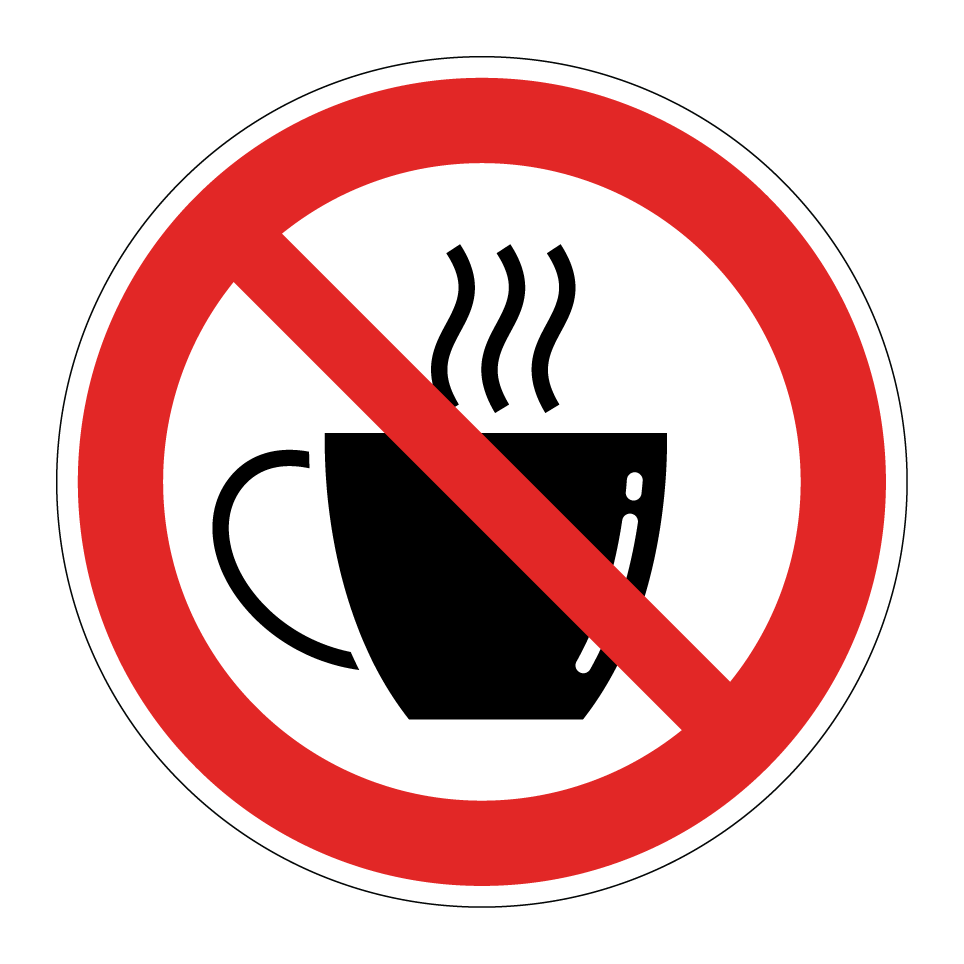 No hot drinks