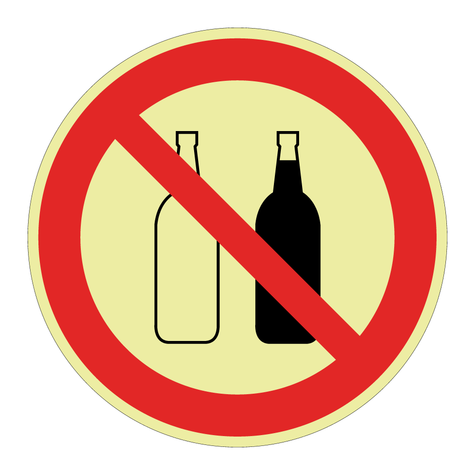 No glass bottles