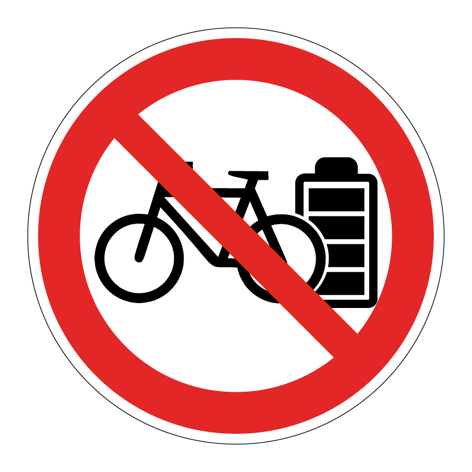 No electric bicycles