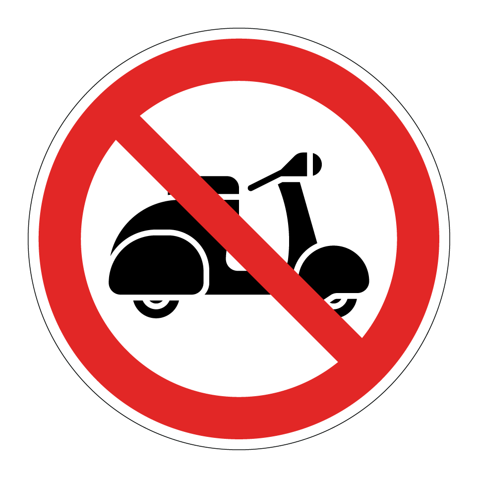 No scooters