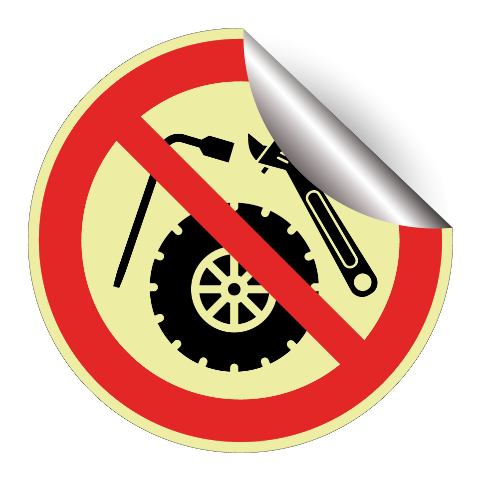 No tire repairs