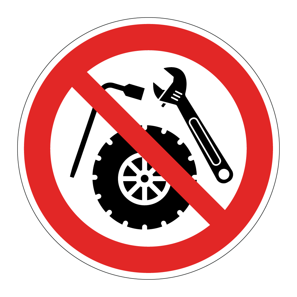 No tire repairs
