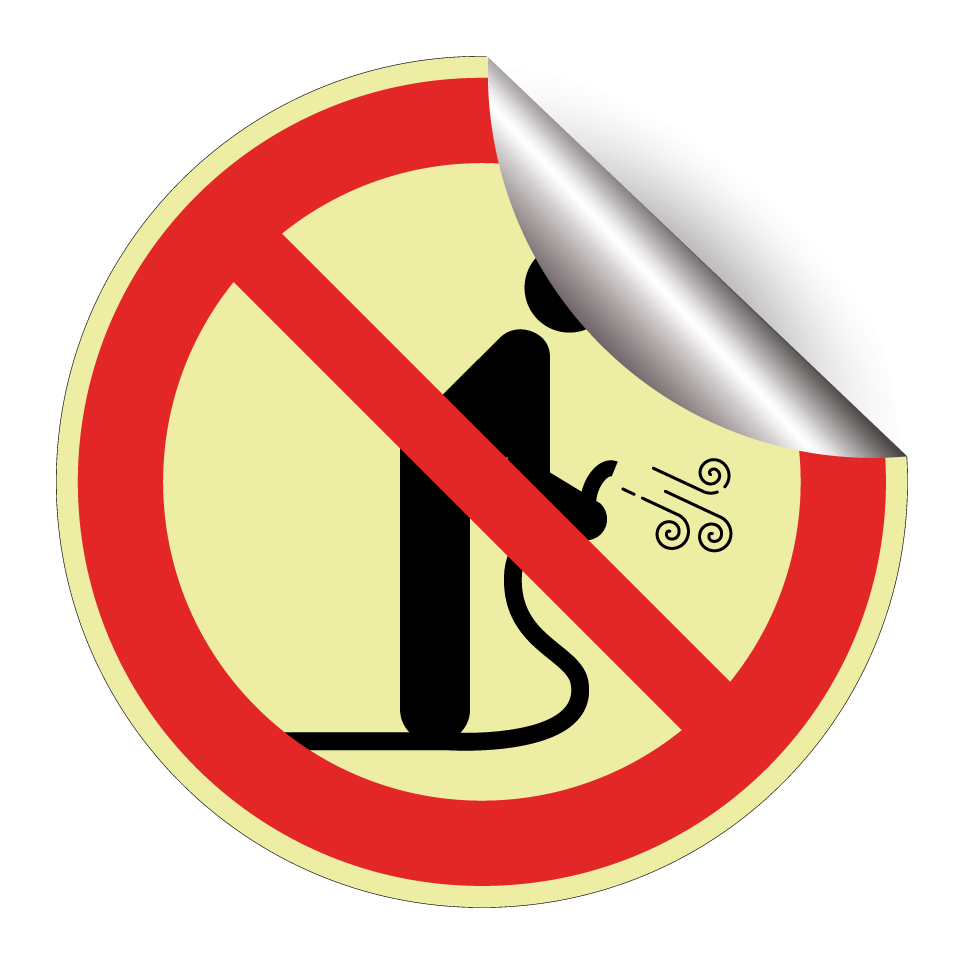 Do not use compressed air