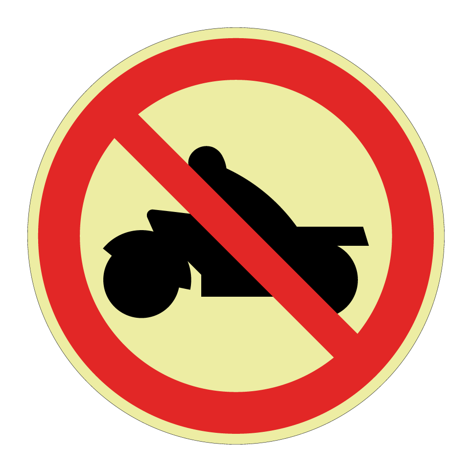 No motorcycles