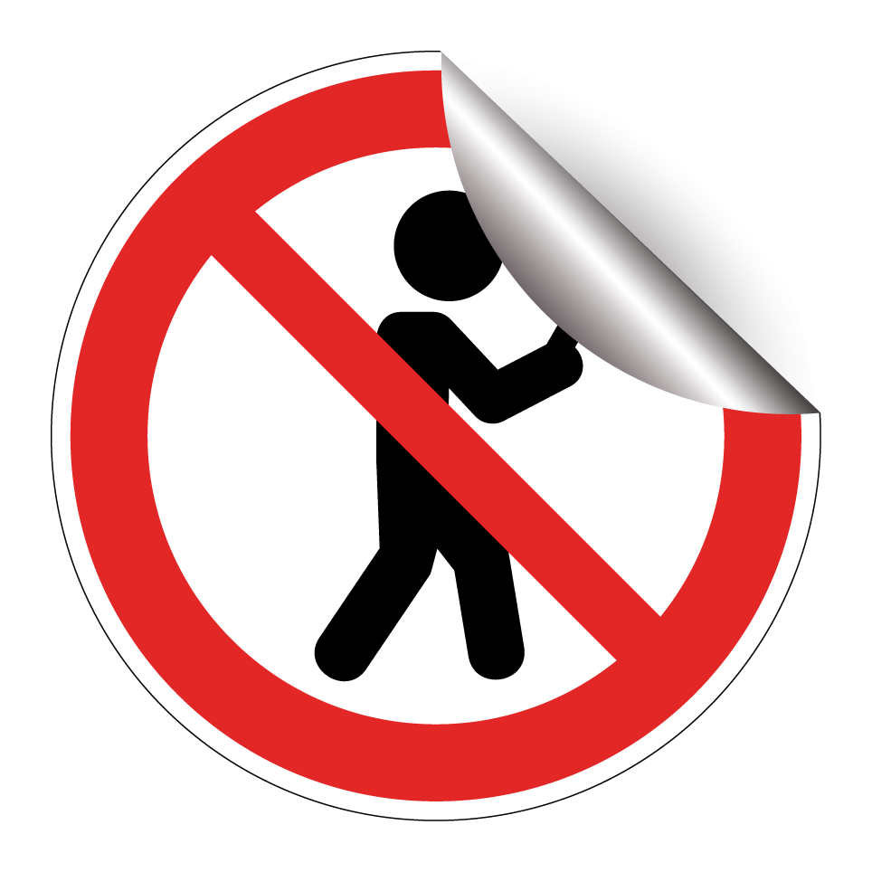 No walking while using mobile phone