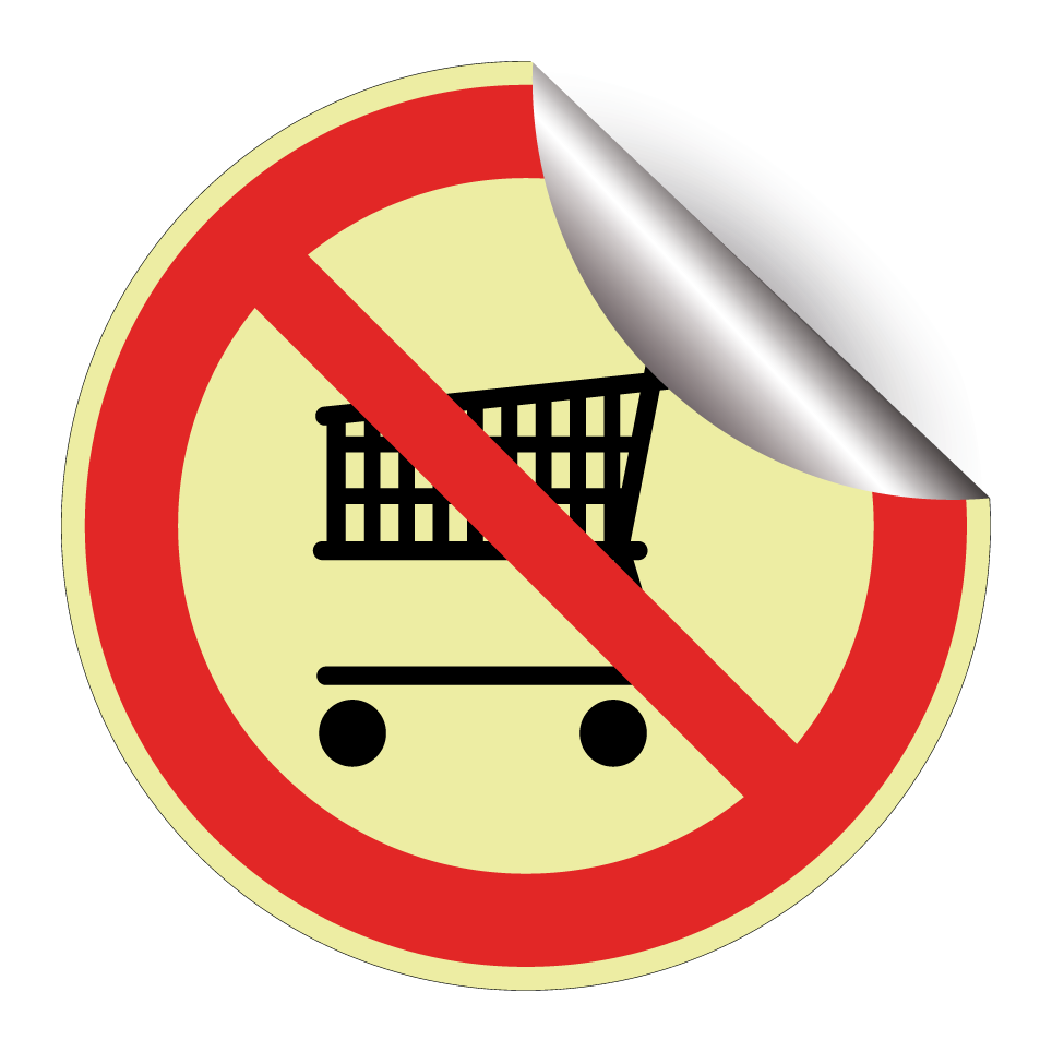 No shopping carts