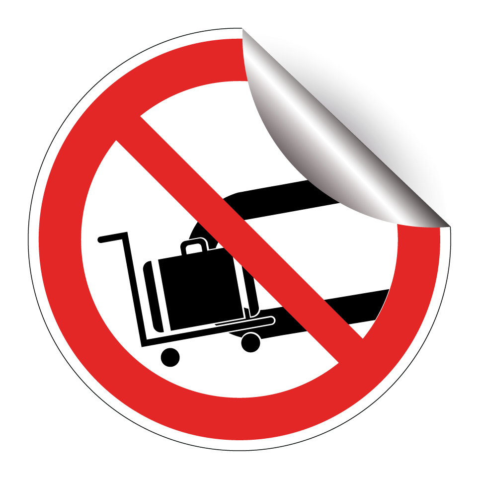 No luggage on conveyor belt