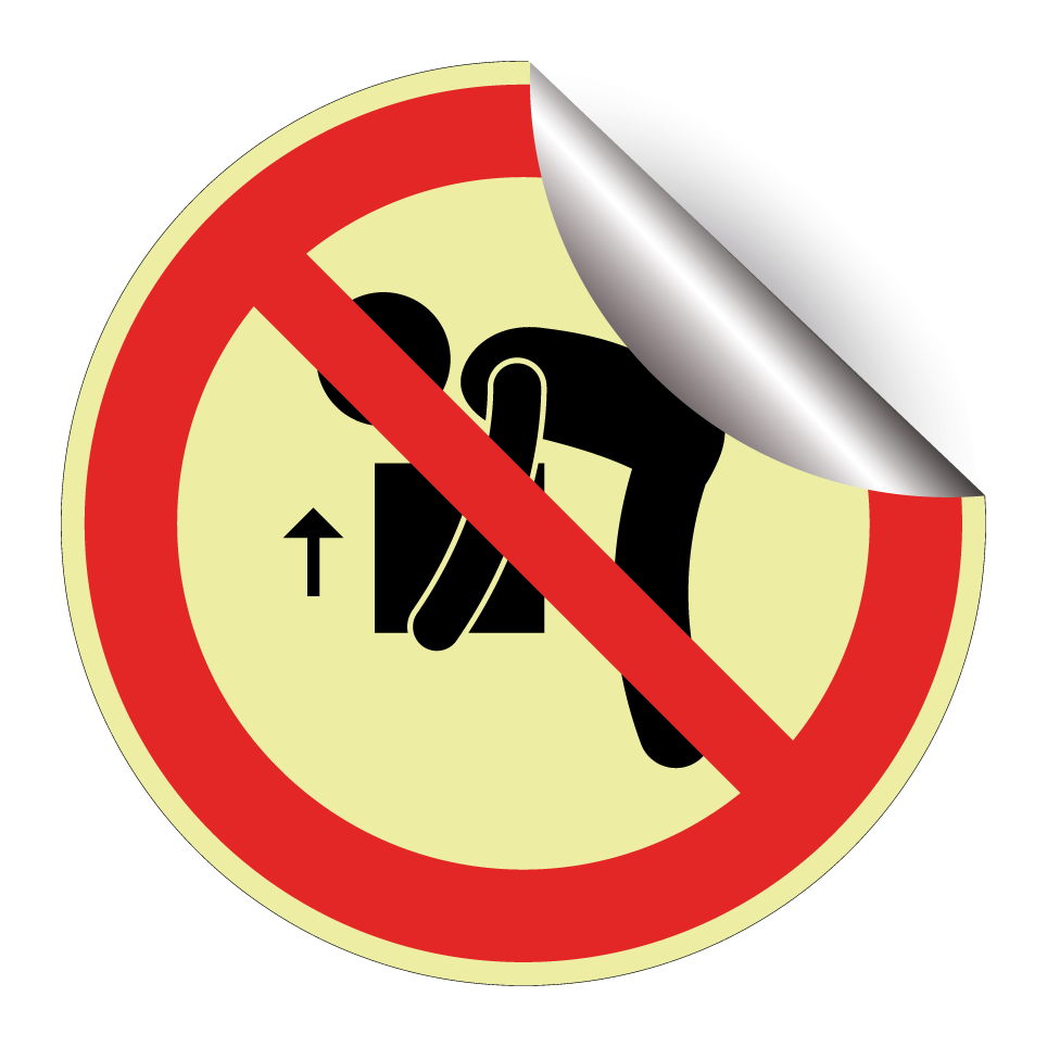 No lifting with bent back