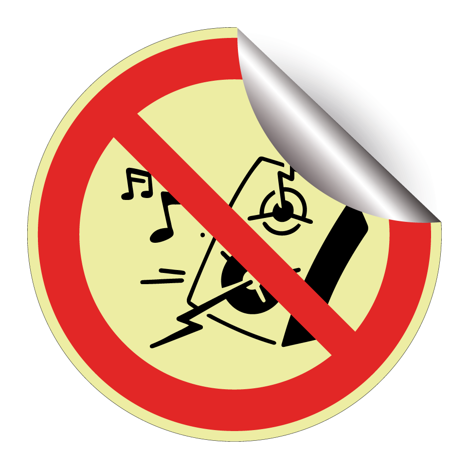 No loud music
