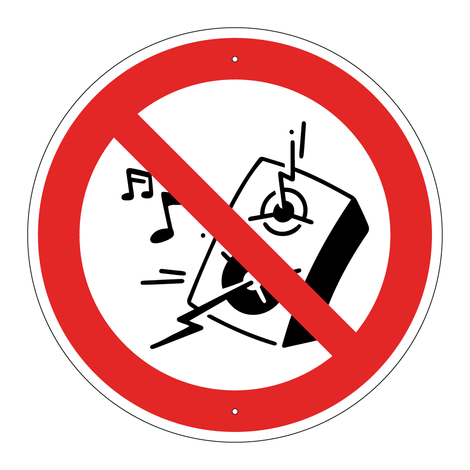 No loud music