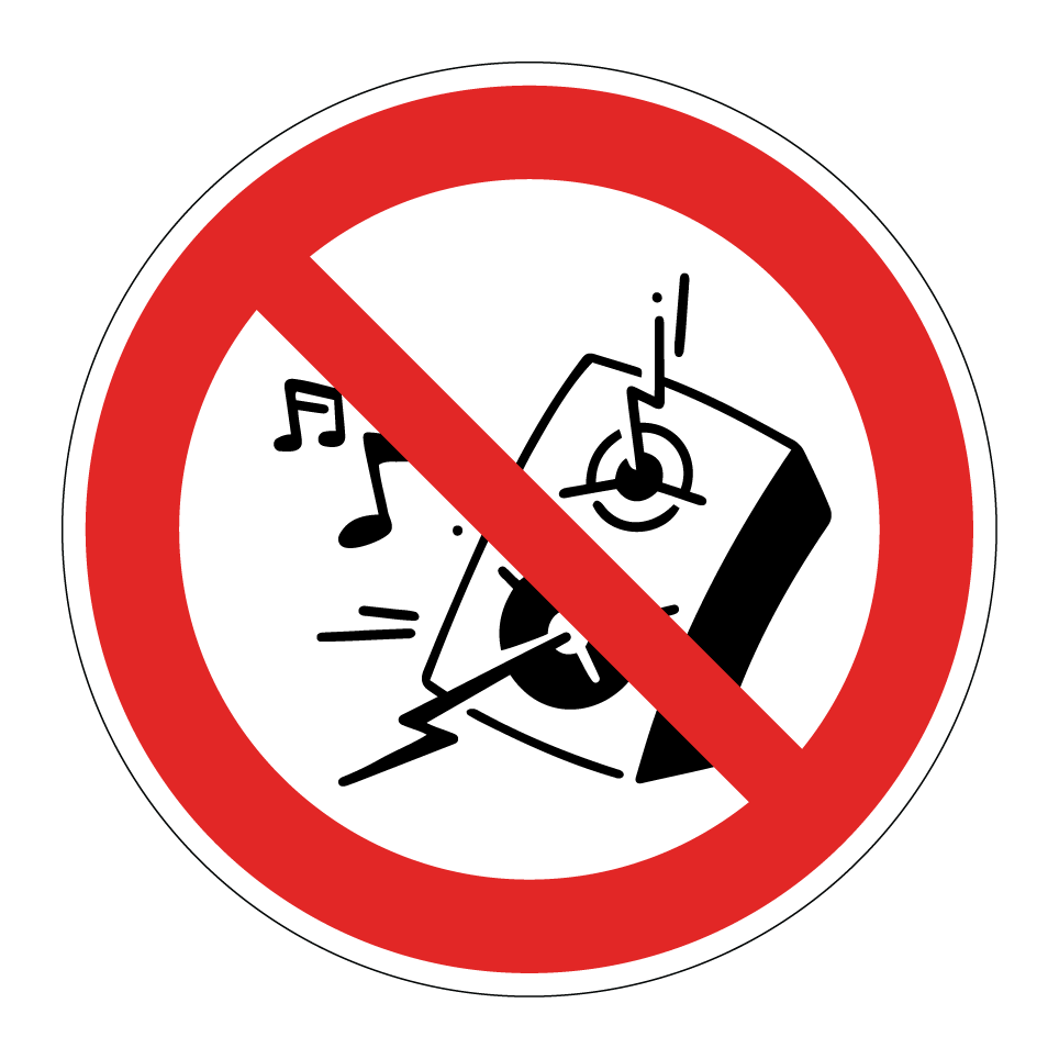 No loud music