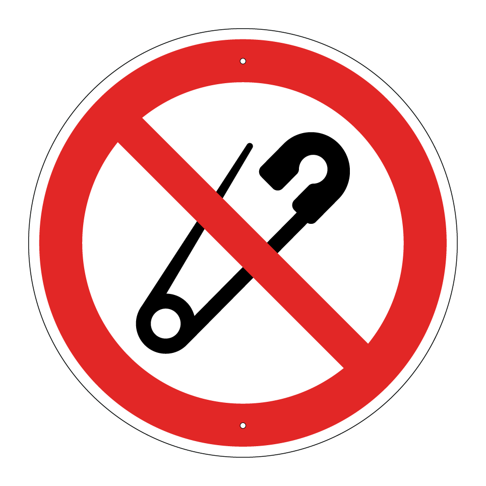 No safety pins