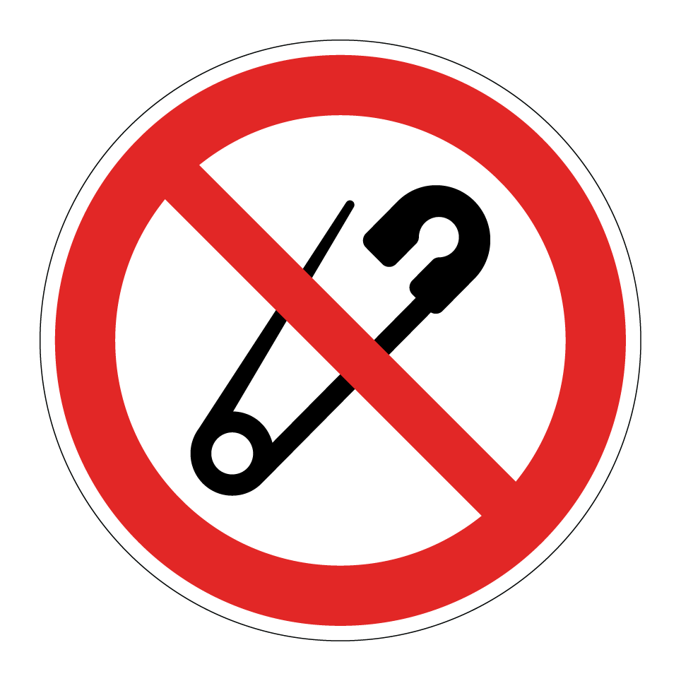 No safety pins