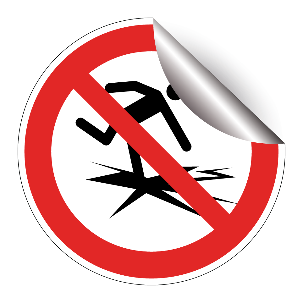 No walking on fragile surface