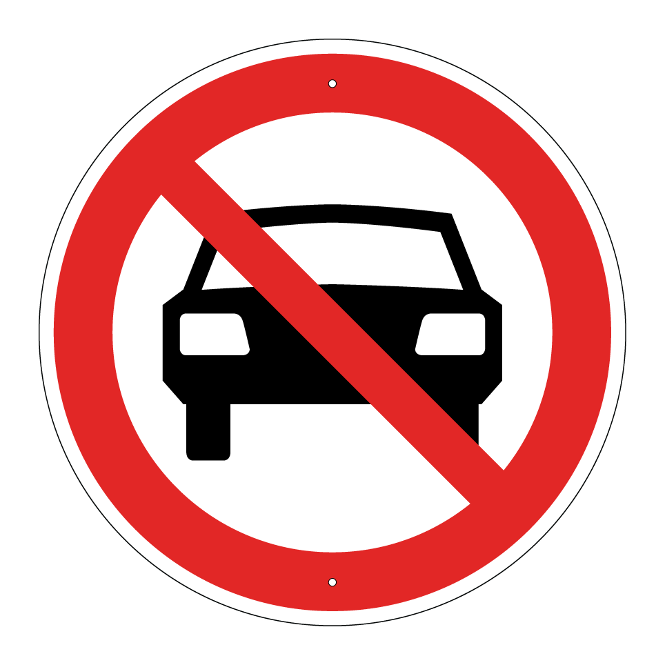 No cars