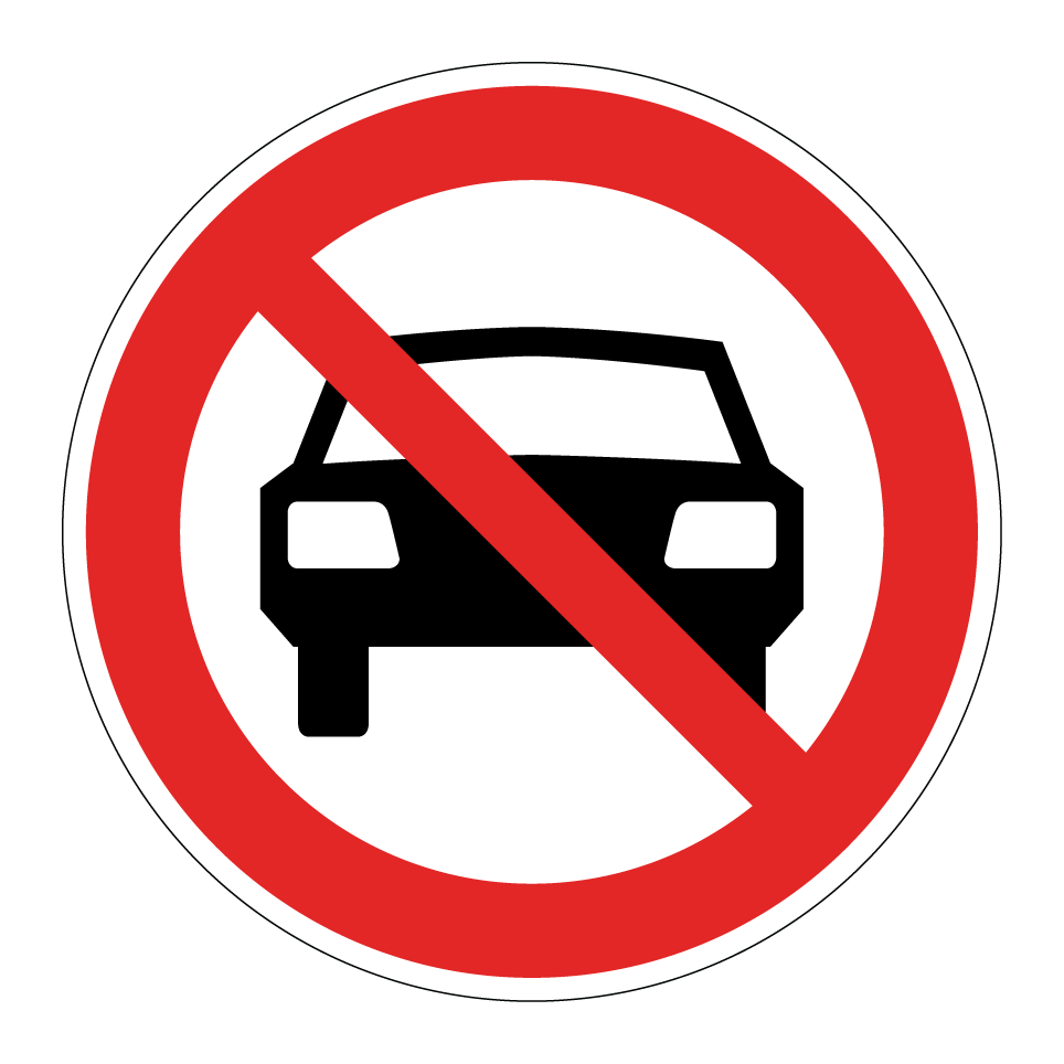 No cars