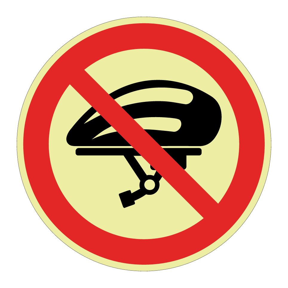 No bicycle helmet