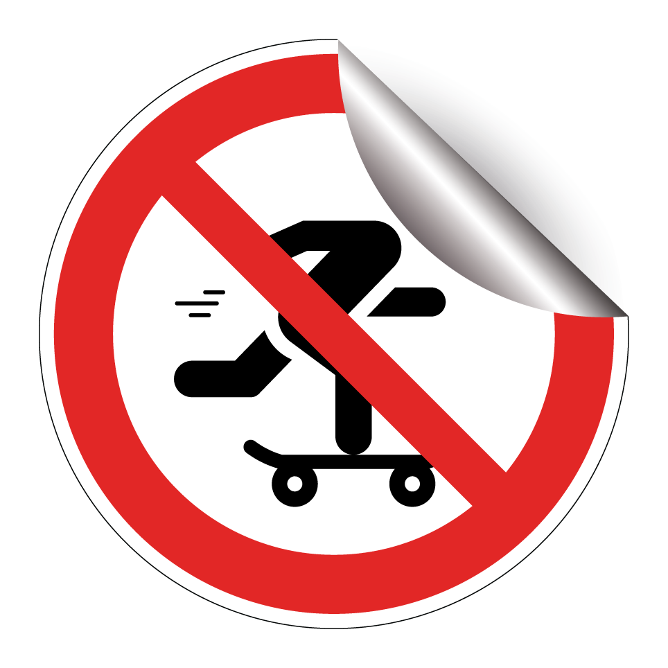 No skateboarding