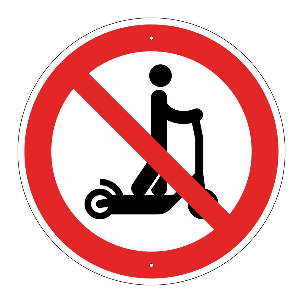 No electric scooters