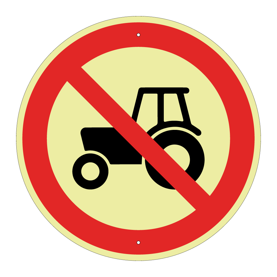 No tractors